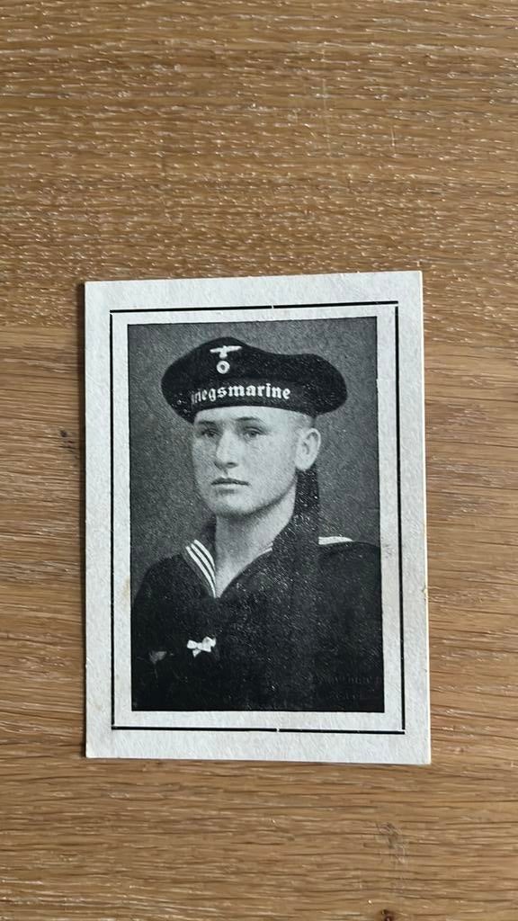 WO2 bidprentje duitse Matroos, Ophalen of Verzenden, Duitsland, Foto of Poster