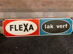 Emaille bord Flexa, Antiek en Kunst, Antiek | Emaille, Ophalen