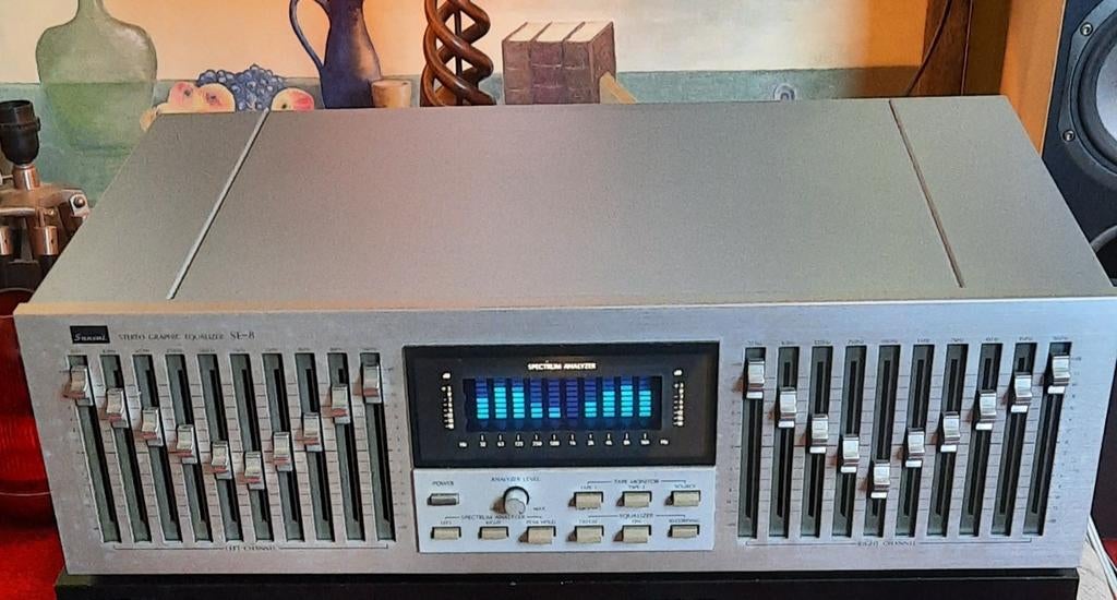 Te koop Sansui SE-8 equalizer 🟢, Ophalen, Gebruikt, 120 watt of meer, Overige merken