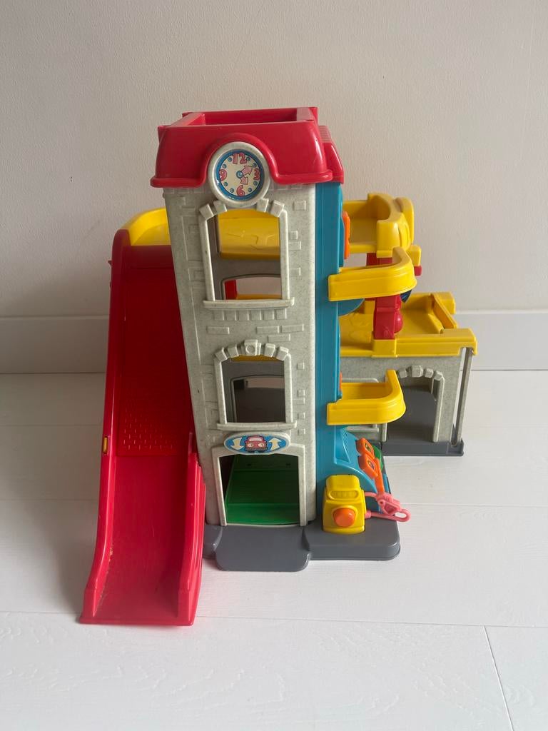 Fisher Price Grote Garage met Wasstraat en Lift, Kinderen en Baby's, Speelgoed | Overig, Ophalen, Gebruikt, Jongen of Meisje