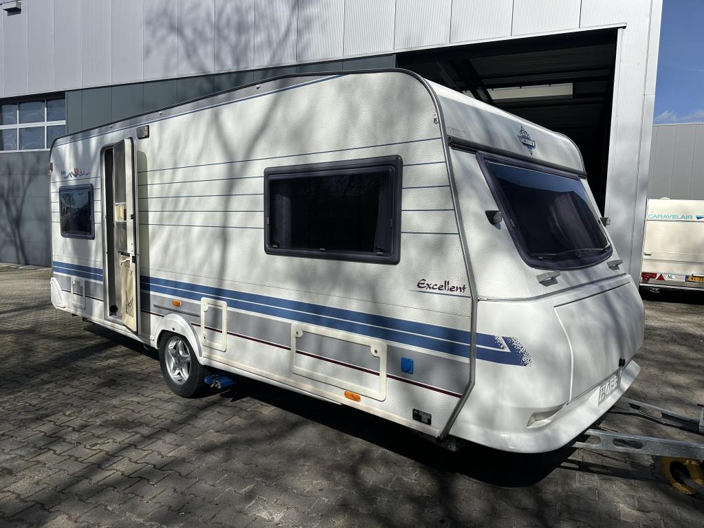 Hobby Excellent 495 UL ENKELEBEDDEN - MOVER - TENT!, Hobby, Bedrijf, 4 tot 5 meter, Overige typen