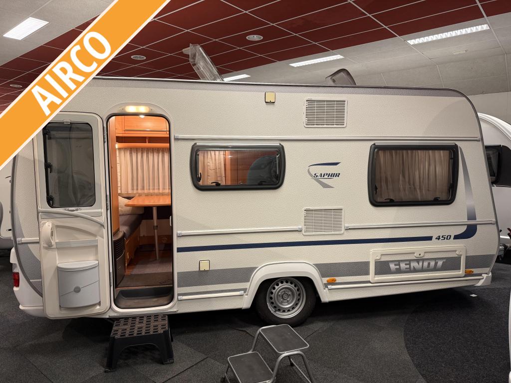 FENDT SAPHIR 450 QD VASTBED TREINZIT AIRCO ISABELLA VOORTENT, Overige typen, Bedrijf, Treinzit, Schokbreker