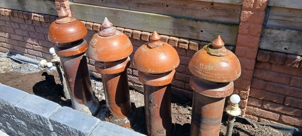 Antieke Tuinlantaarns - Hoogte 75 cm, Kap 25 cm, Tuin en Terras, Buitenverlichting, Ophalen