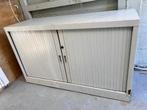 Roldeurkast archiefkast lichtgrijs metaal, Huis en Inrichting, Kasten | Roldeurkasten en Archiefkasten, Ophalen, Gebruikt, 100 tot 150 cm