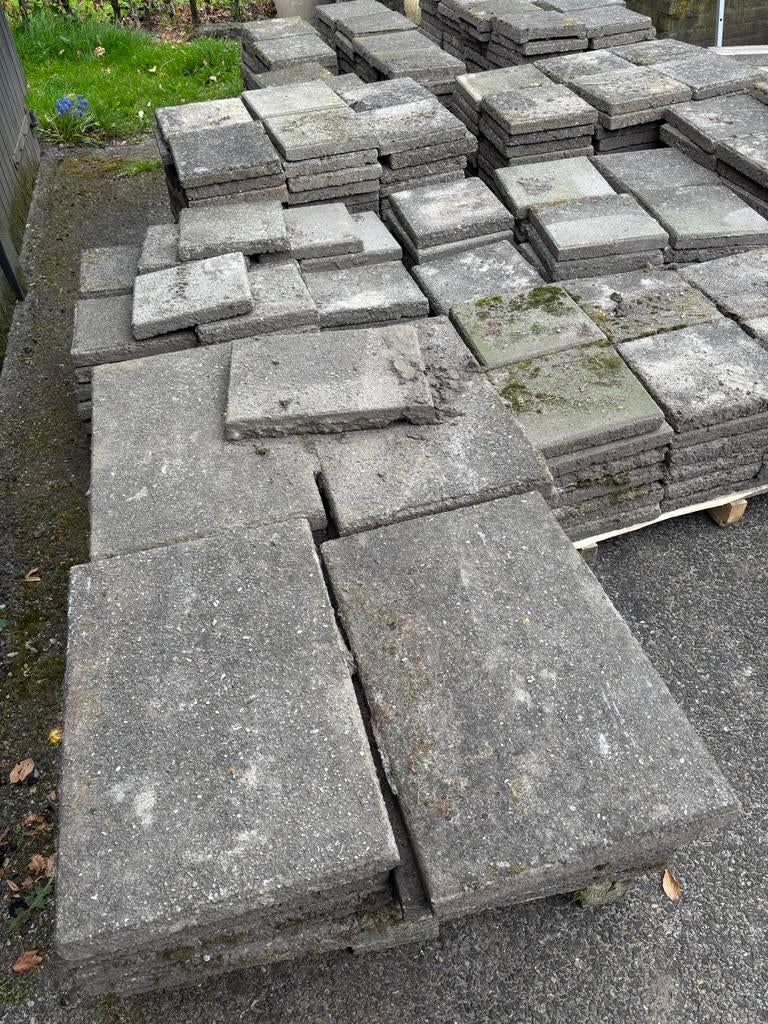 Gebruikte betontegels, Ophalen, Gebruikt, 10 m² of meer, Beton