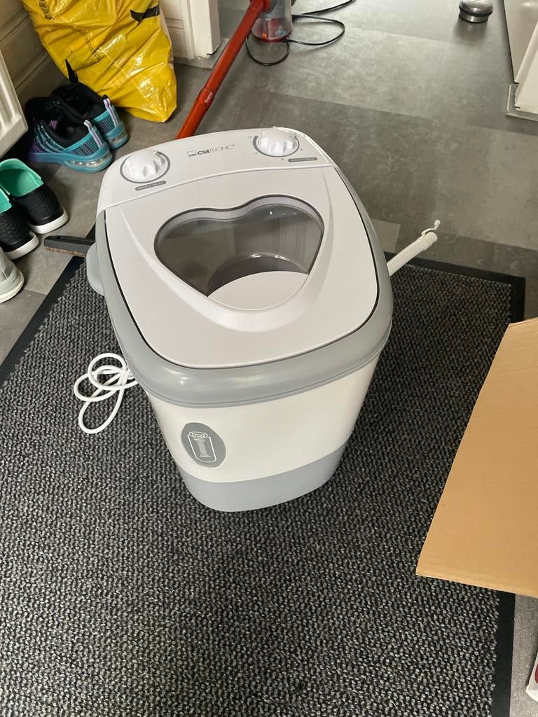 Clatronic mini wasmachine camping, Minder dan 85 cm, Minder dan 4 kg, Bovenlader, Ophalen of Verzenden