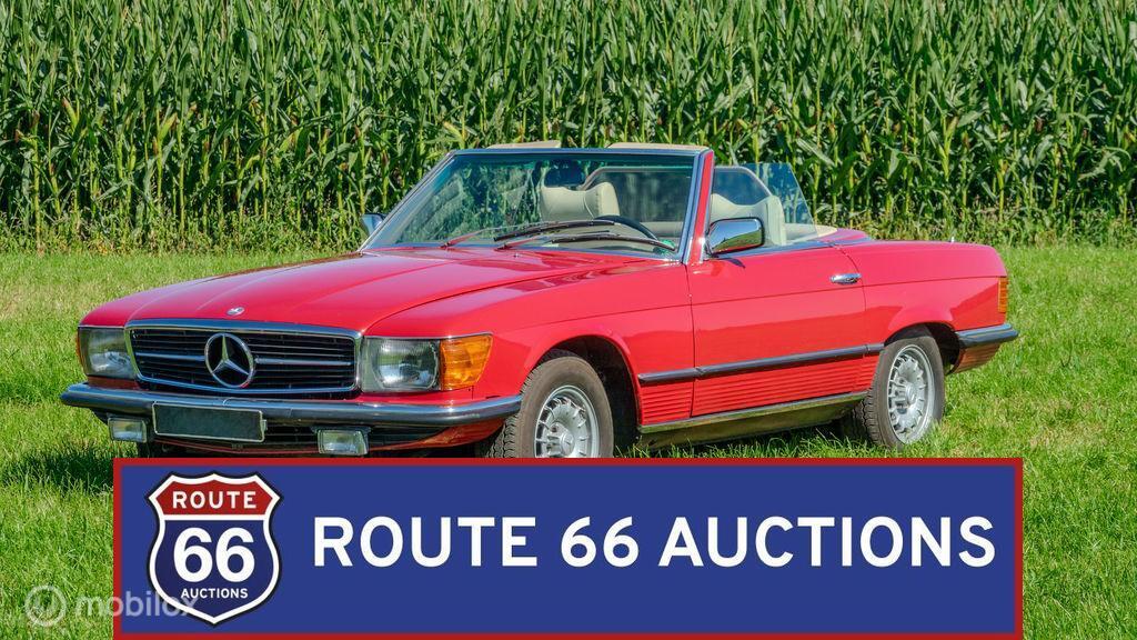 Mercedes-Benz 280 SL | 1976 | Route 66 Auctions, Overige carrosserieën, Zwart, Mercedes-Benz, Bedrijf