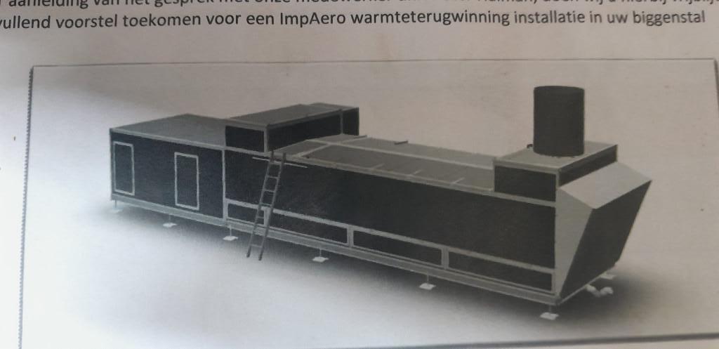 vencomatic grote lucht lucht warmtewisselaar, Ophalen, Gebruikt