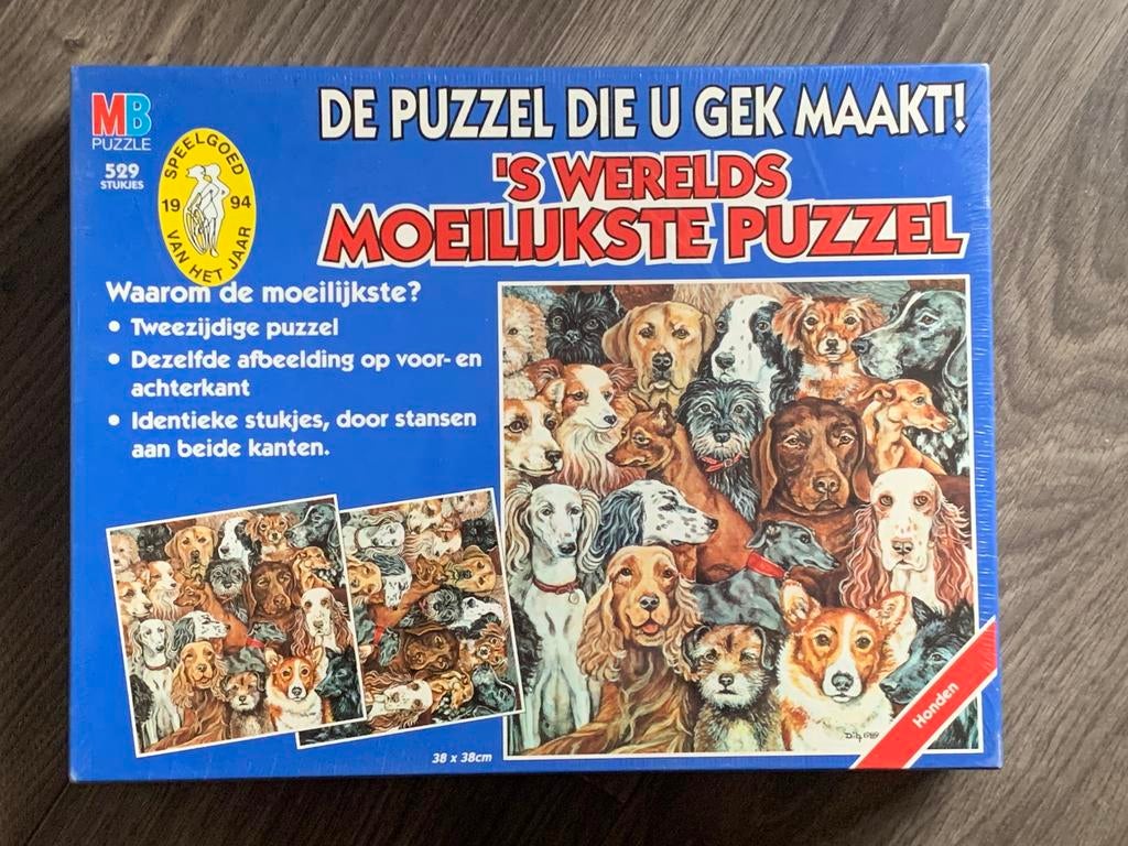 MB puzzel, de moeilijkste ter wereld. Nieuw, Ophalen of Verzenden, 500 t/m 1500 stukjes, Nieuw