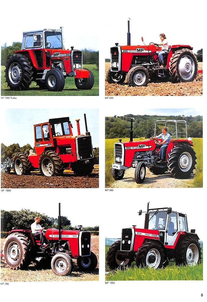 Massey Ferguson, Prospekte 1976-1985, Verzenden, Nieuw, Klaus Bergner, Tractor en Landbouw