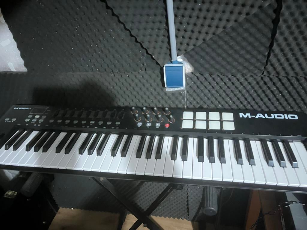 M-Audio Oxygen 61 MIDI Keyboard, Overige merken, Ophalen of Verzenden, Aanslaggevoelig, 61 toetsen