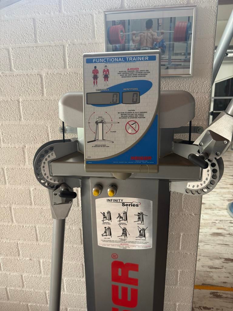 Keiser Pneumatische Functional Trainer, atletic, full setup, Ophalen, Gebruikt, Krachtstation, Armen