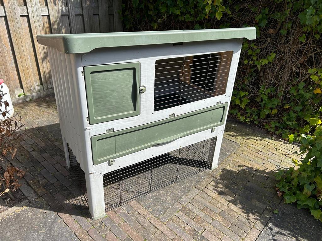Ferplast konijnenhok de Grand Lodge, Dieren en Toebehoren, Knaagdieren en Konijnen | Hokken en Kooien, Ophalen, 90 cm of meer