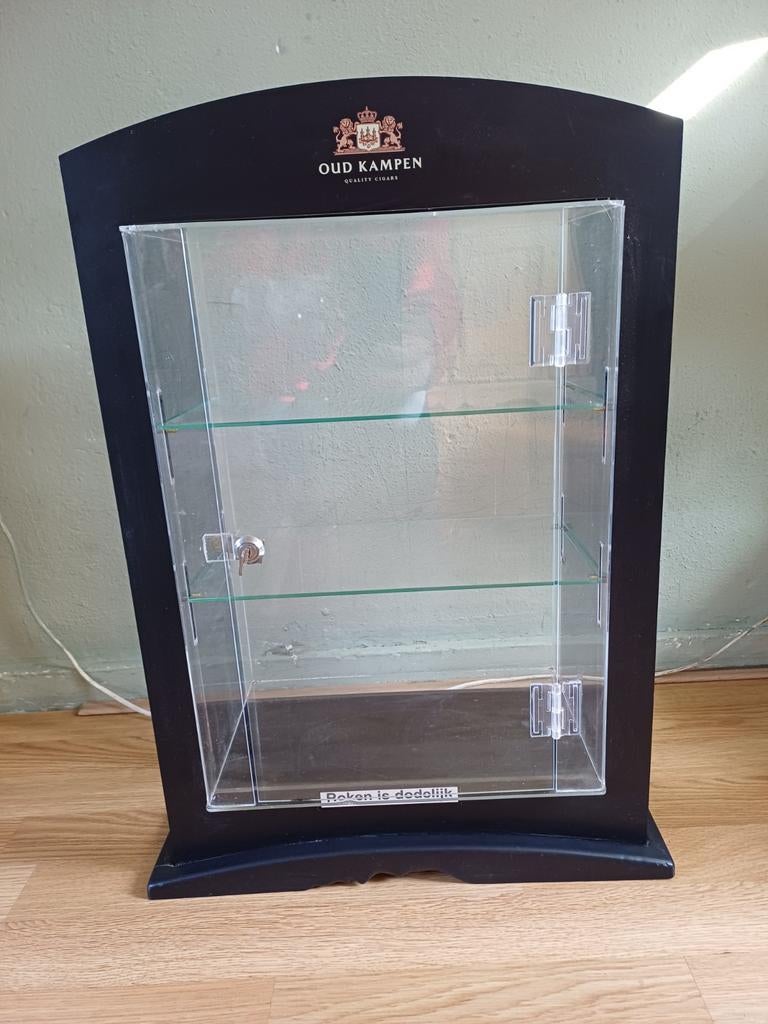 Vintage Oud Kampen Sigaren Display Toonbank Vitrine, Ophalen