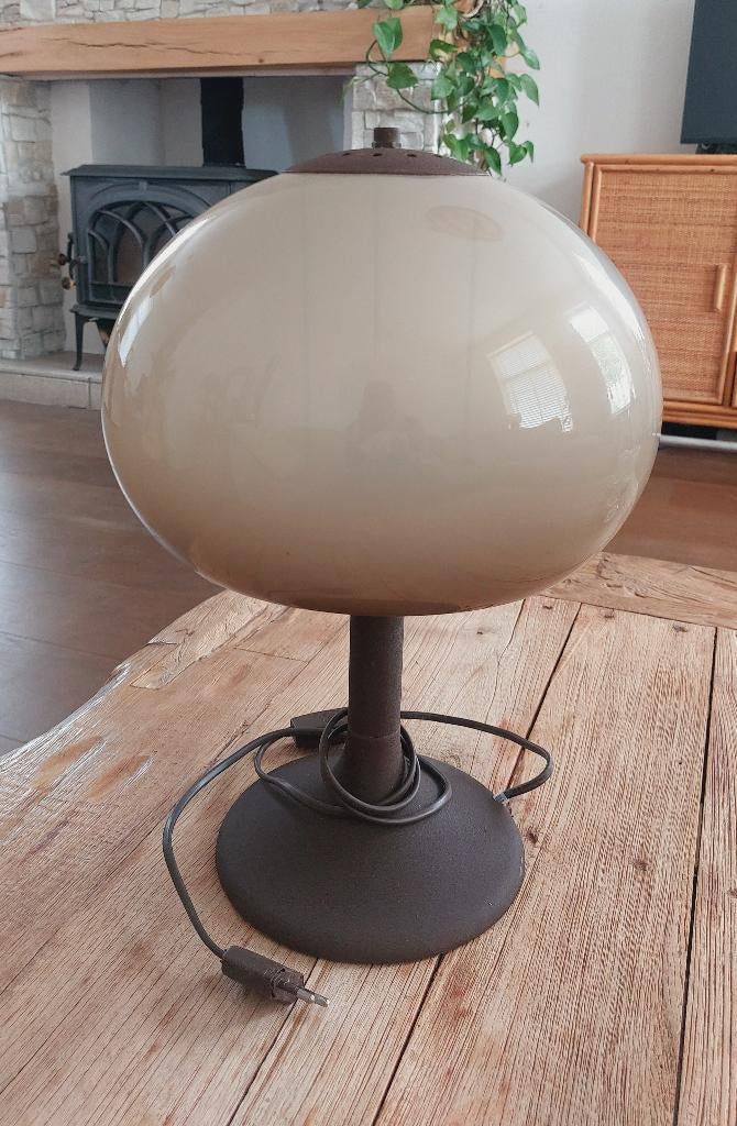 Vintage mushroom Schemerlamp Dijkstra, Ophalen, Gebruikt, Vintage brutalist space age design, Minder dan 50 cm