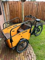 Vogue Superior 3 bakfiets (compleet met huif en kussenset), Fietsen en Brommers, Fietsen | Bakfietsen, 4 kinderen of meer, Huif