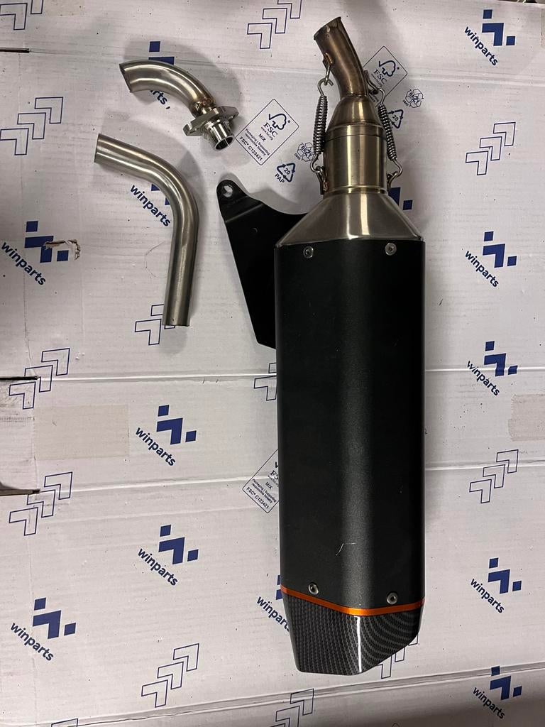 Scooter/Brommer sport uitlaat 50cc 4 Takt, Fietsen en Brommers, Ophalen, Zo goed als nieuw, Uitlaat