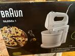 Braun MultiMix 1 HM 1070 handmixer met standaard, Witgoed en Apparatuur, Keukenmixers, Ophalen of Verzenden, Nieuw