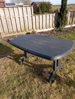 "doorleefde" tuintafel, afm. 160 cm x 90 cm, Ophalen, Gebruikt, Rechthoekig, Aluminium