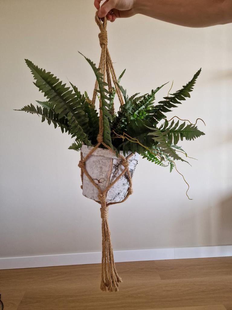 Kunstplant / kunstvaren in hangpot, Ophalen