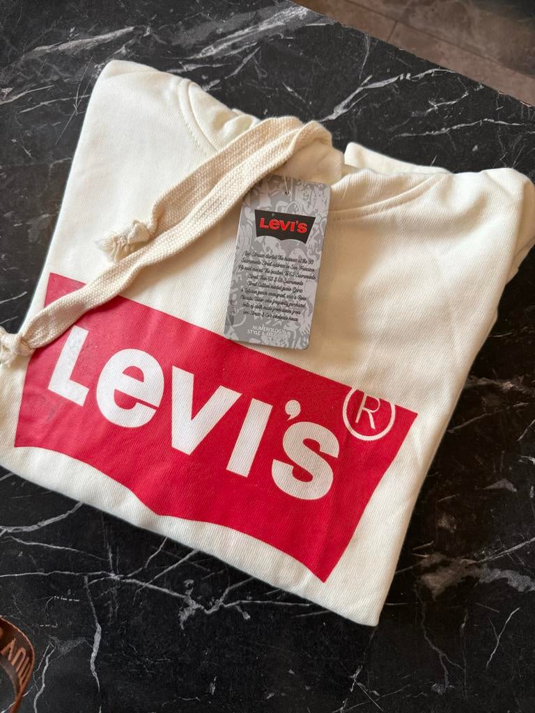 Levi's hoodie met groot logo, Ophalen of Verzenden, Nieuw, Overige maten, Wit