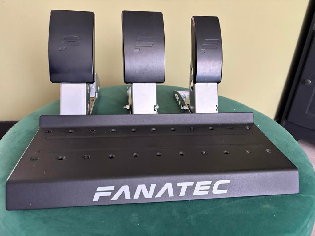 Fanatec pedals met Loadcell en mod set, Ophalen, Zo goed als nieuw, Fanatec, Verstelbaar
