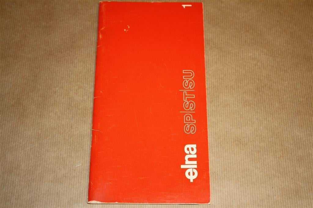 Oude gebruiksaanwijzing/handleiding Elna naaimachine, Hobby en Vrije tijd, Naaimachines en Toebehoren, Ophalen of Verzenden, Gebruikt
