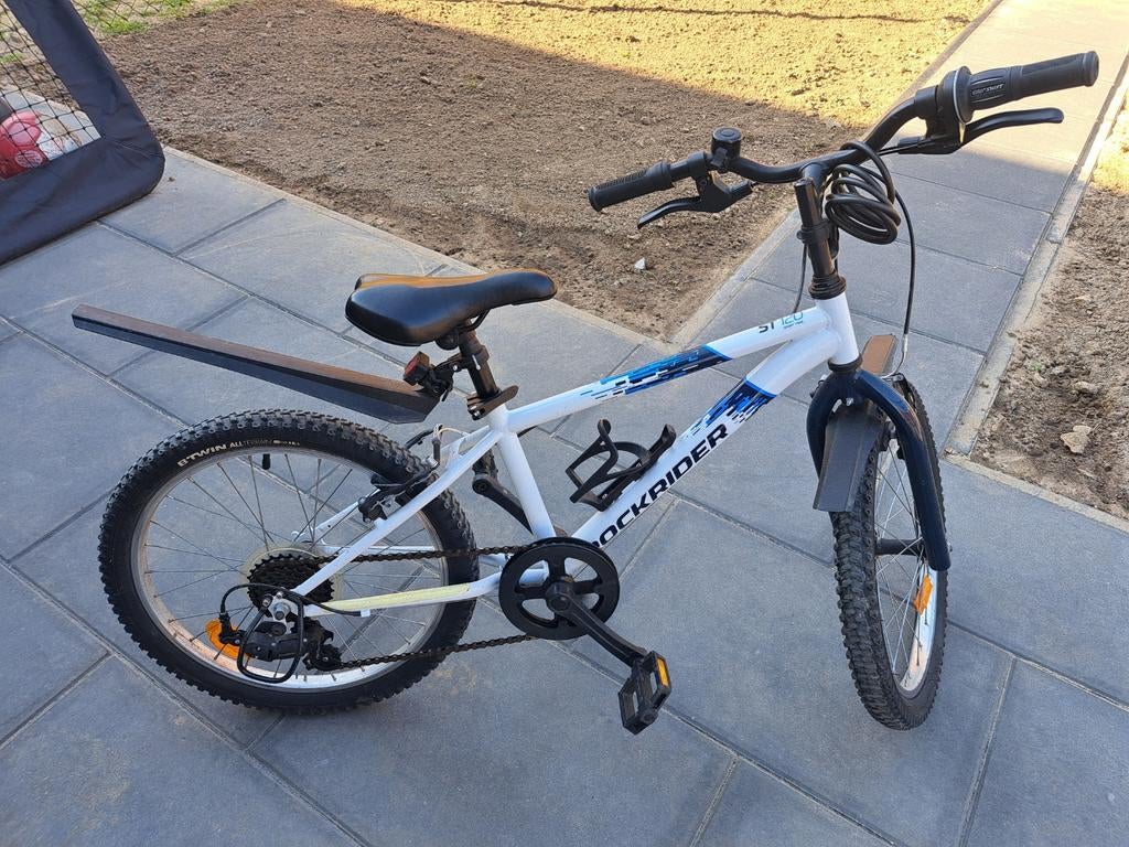 Rockrider crossfiets voor jongens - goed onderhouden, Fietsen en Brommers, Fietsen | Jongens, Gebruikt, Velgrem, Versnellingen