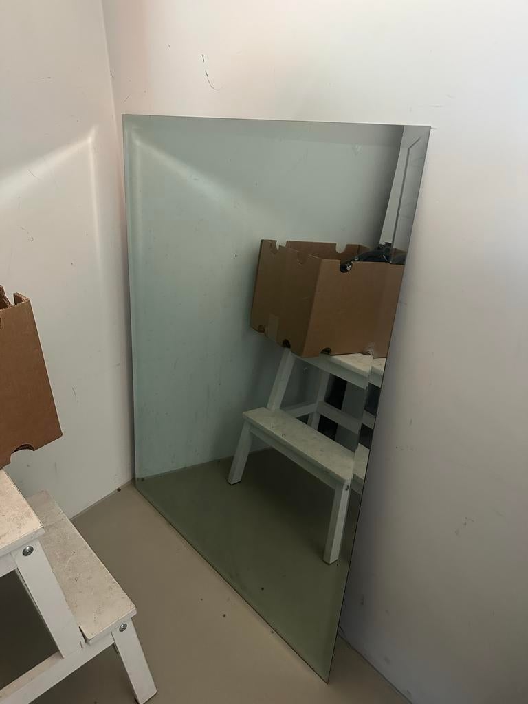 Grote spiegel 102 x 76 cm, Huis en Inrichting, Woonaccessoires | Spiegels, Gebruikt, 100 tot 150 cm, Ophalen of Verzenden, 75 tot 100 cm