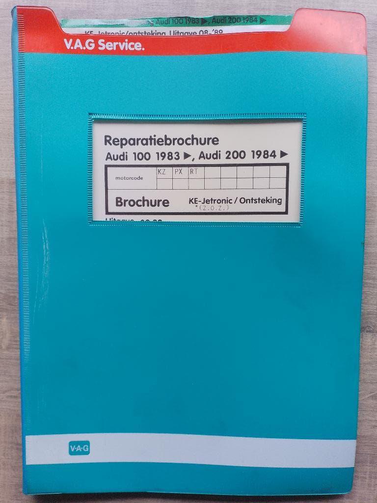 Werkplaatsboek Audi 100 C3 5-cilinder KE-Jetronic KZ  PX  RT, Ophalen of Verzenden, Gelezen, Audi