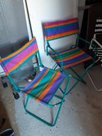 Diverse retro strandstoelen, Caravans en Kamperen, Kampeermeubelen, Ophalen of Verzenden, Campingstoel