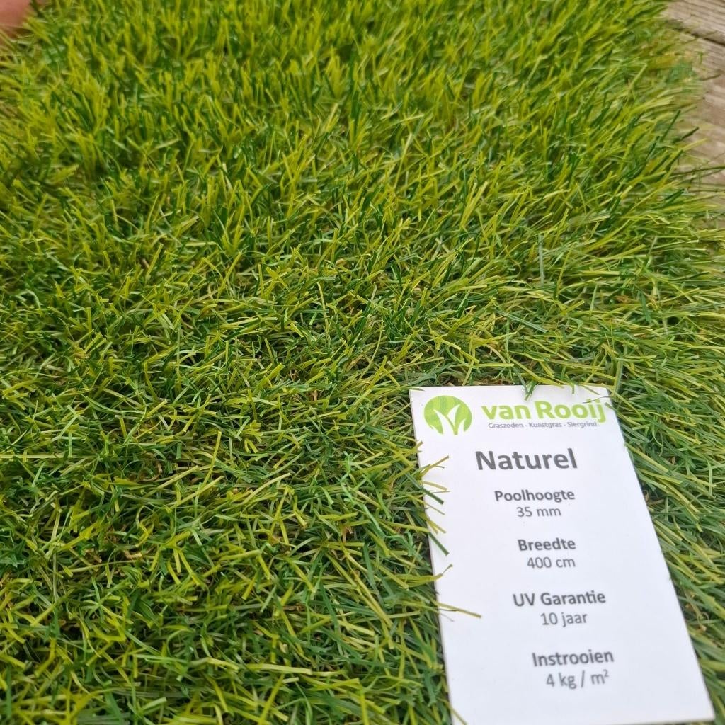 Kunstgras Natural, Tuin en Terras, Gras en Kunstgras, Nieuw, Kunstgras, 20 m² of meer, Ophalen