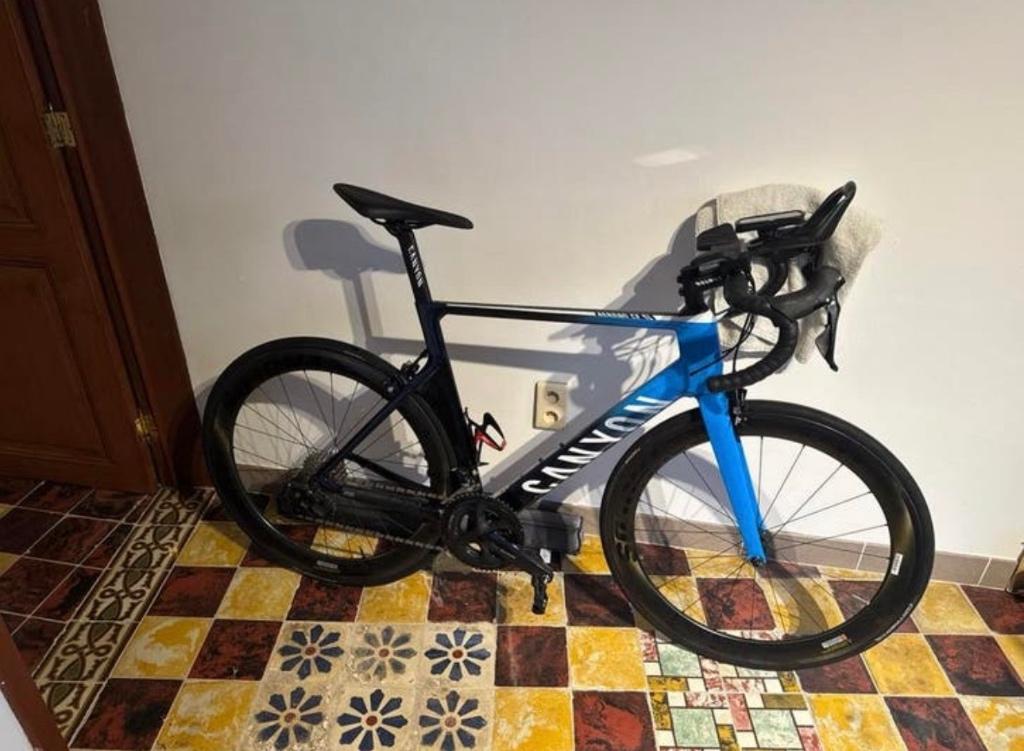 Canyon aeroad cf slx7 triatlon-/racefiets maat L, Overige merken, Carbon, 10 tot 15 versnellingen, Heren