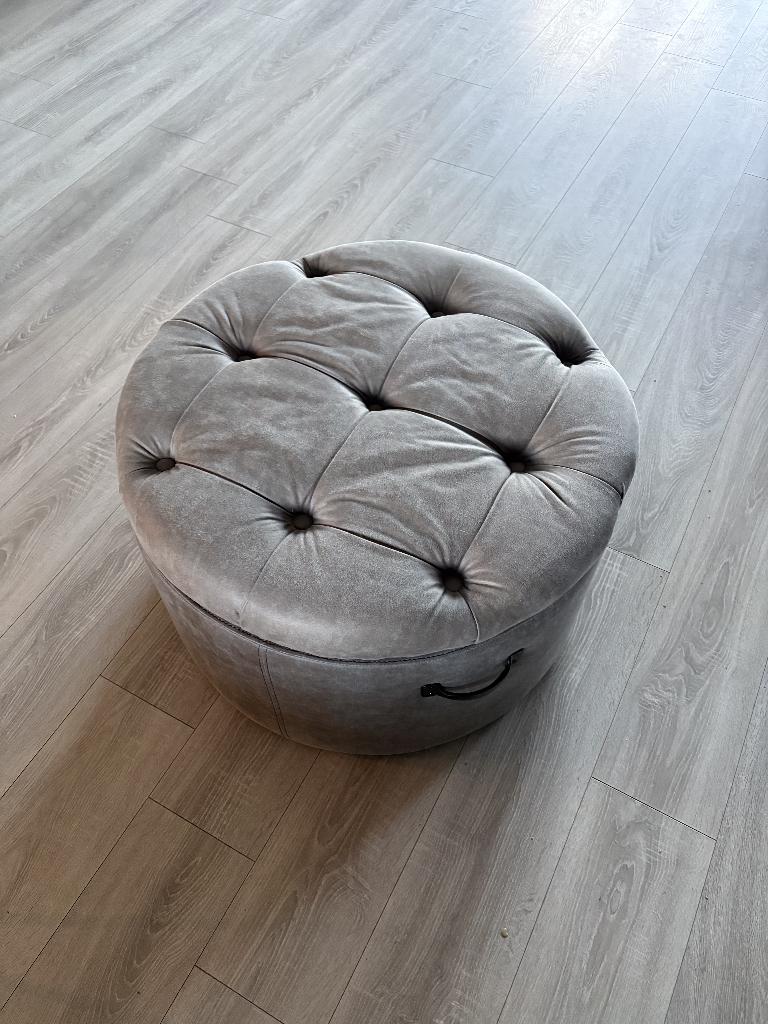 Rivièra Maison poef, Huis en Inrichting, Banken | Voetenbanken en Poefen, Ophalen, Gebruikt, 50 tot 75 cm, 50 tot 75 cm