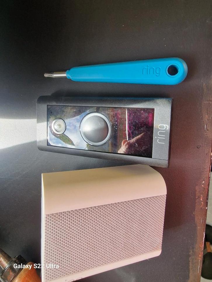 Ring Deurbel met Chime - Complete Set, Doe-het-zelf en Verbouw, Alarmsystemen, Zo goed als nieuw, Compleet systeem, Beweging, Draadloos