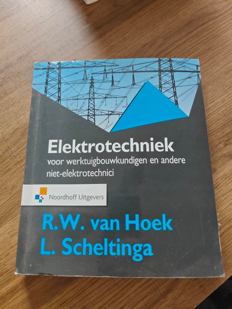 R.W. van Hoek - Elektrotechniek voor werktuigbouwkundigen, Boeken, Gelezen, R.W. van Hoek; L. Scheltinga, Ophalen of Verzenden