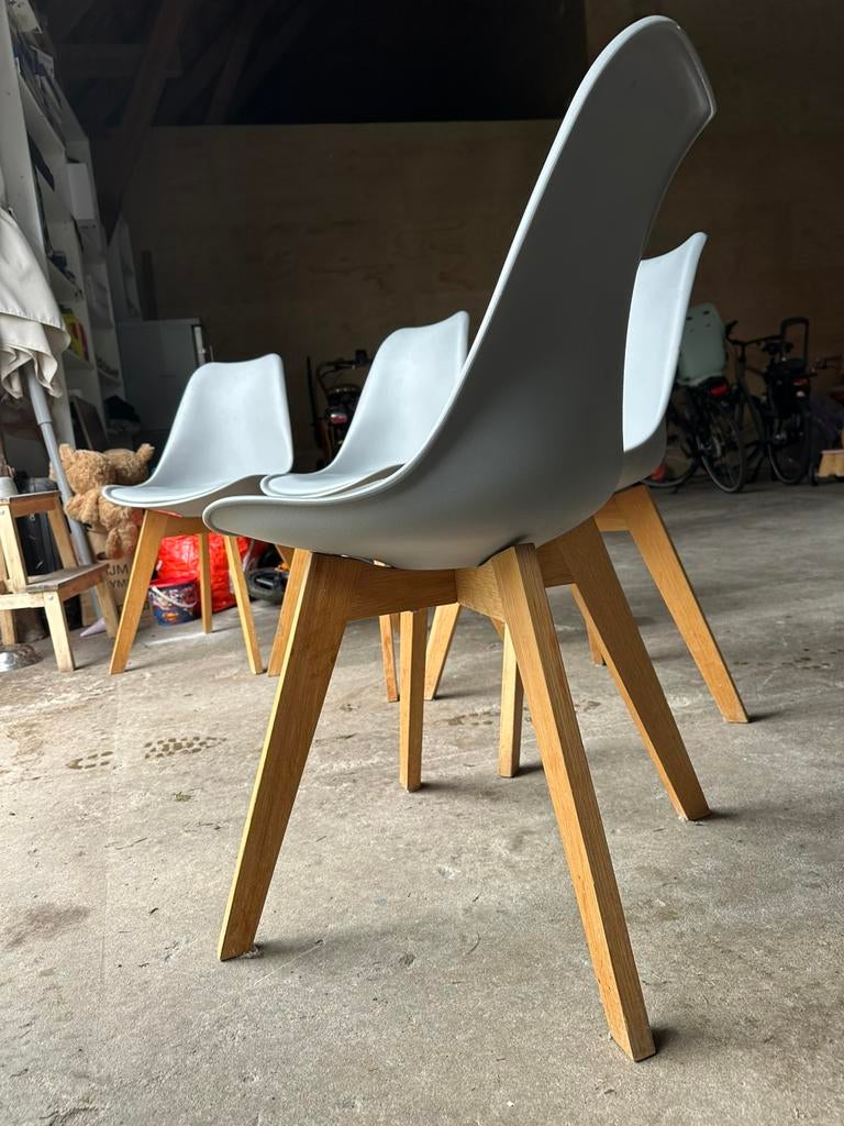 kuip stoeltjes, Huis en Inrichting, Stoelen, Hout, Gebruikt, Ophalen of Verzenden, Vier