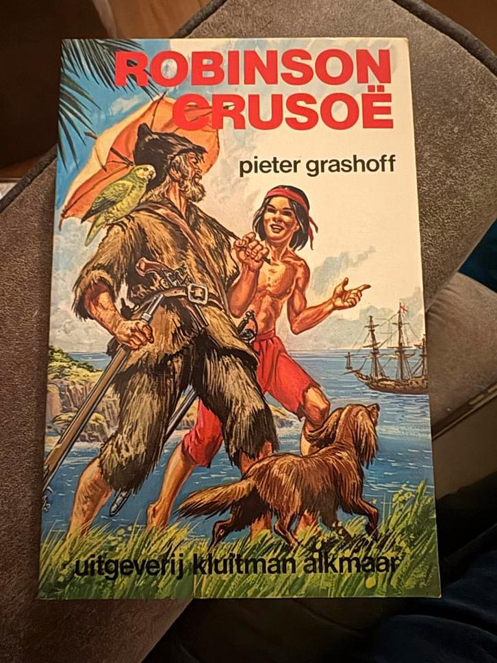 Robinson Crusoë - Pieter Grashoff, Boeken, Kinderboeken | Jeugd | onder 10 jaar, Gelezen, Fictie algemeen, Ophalen of Verzenden