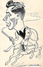 Originele tekeningen karikaturen Ned. Beroeps Voetbal Bond, Ophalen, Overige binnenlandse clubs