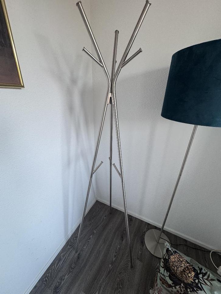 Design kapstok metaal – 1,70 m – modern & stevig, Huis en Inrichting, Woonaccessoires | Kapstokken, Zo goed als nieuw, Staande kapstok