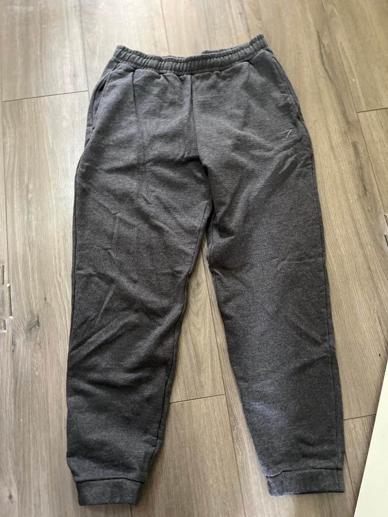 Gymshark jogging broek donker grijs maat S, Ophalen of Verzenden, Fitness of Aerobics, Maat 36 (S), Grijs