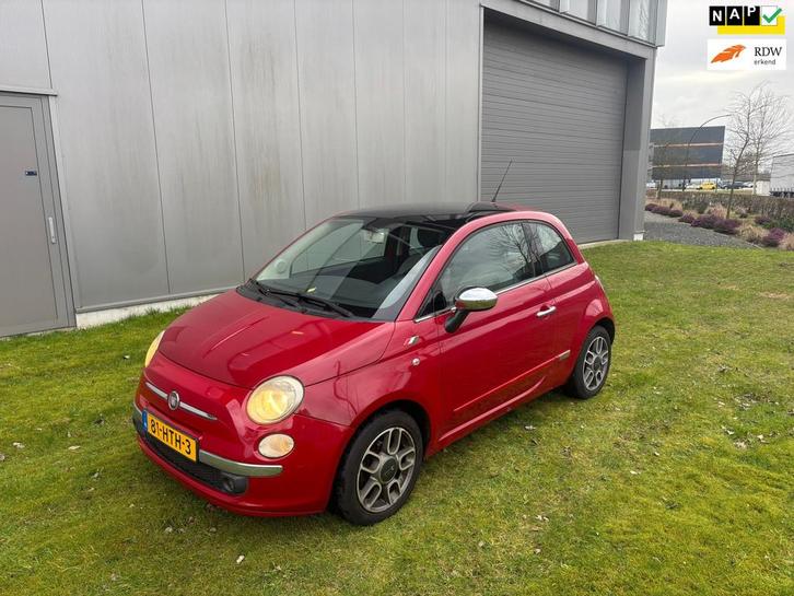 Fiat 500 1.2 Lounge|Airco|Apk|Nieuwe Koppeling|, Auto's, Fiat, Bedrijf, Te koop, ABS, Airbags, Airconditioning, Centrale vergrendeling