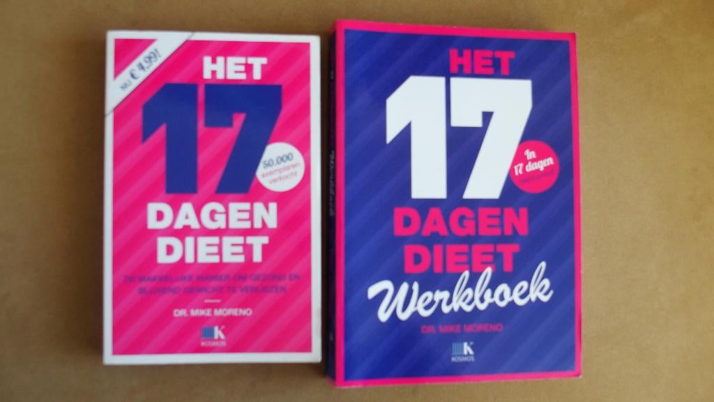 Het 17 dagen dieet - boek + werkboek, Boeken, Ophalen of Verzenden, Zo goed als nieuw, Dieet en Voeding, Mike Moreno