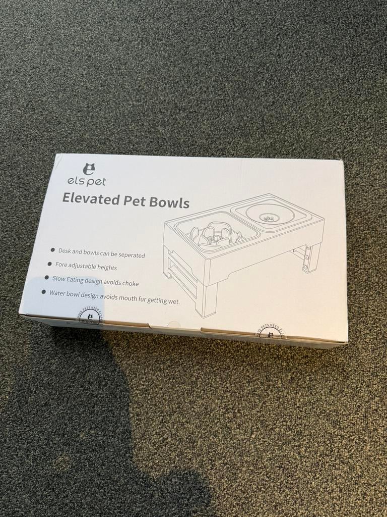 Els pet voer/water bak, Ophalen of Verzenden, Anti-schrok, Nieuw