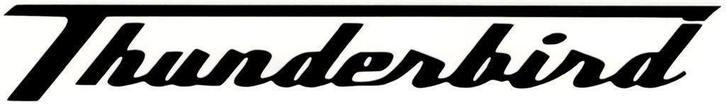 Triumph Thunderbird sticker #1, Motoren, Accessoires | Stickers, Ophalen of Verzenden