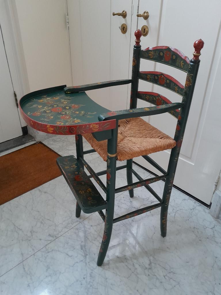 Hindeloopen kinderstoel, Ophalen, Gebruikt, Overige kleuren, Eén