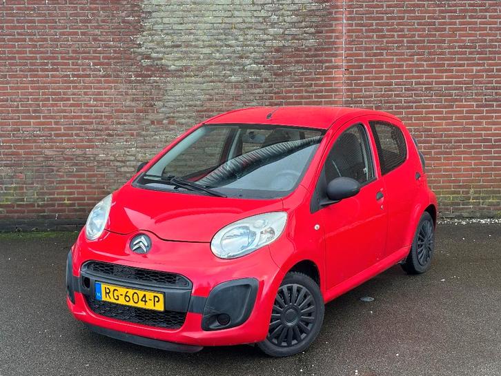 Citroën C1 1.0i 68PK 5D 2012 Rood, Auto's, Citroën, Bedrijf, C1, Airconditioning, Isofix, Radio, Benzine, A, Hatchback, Handgeschakeld