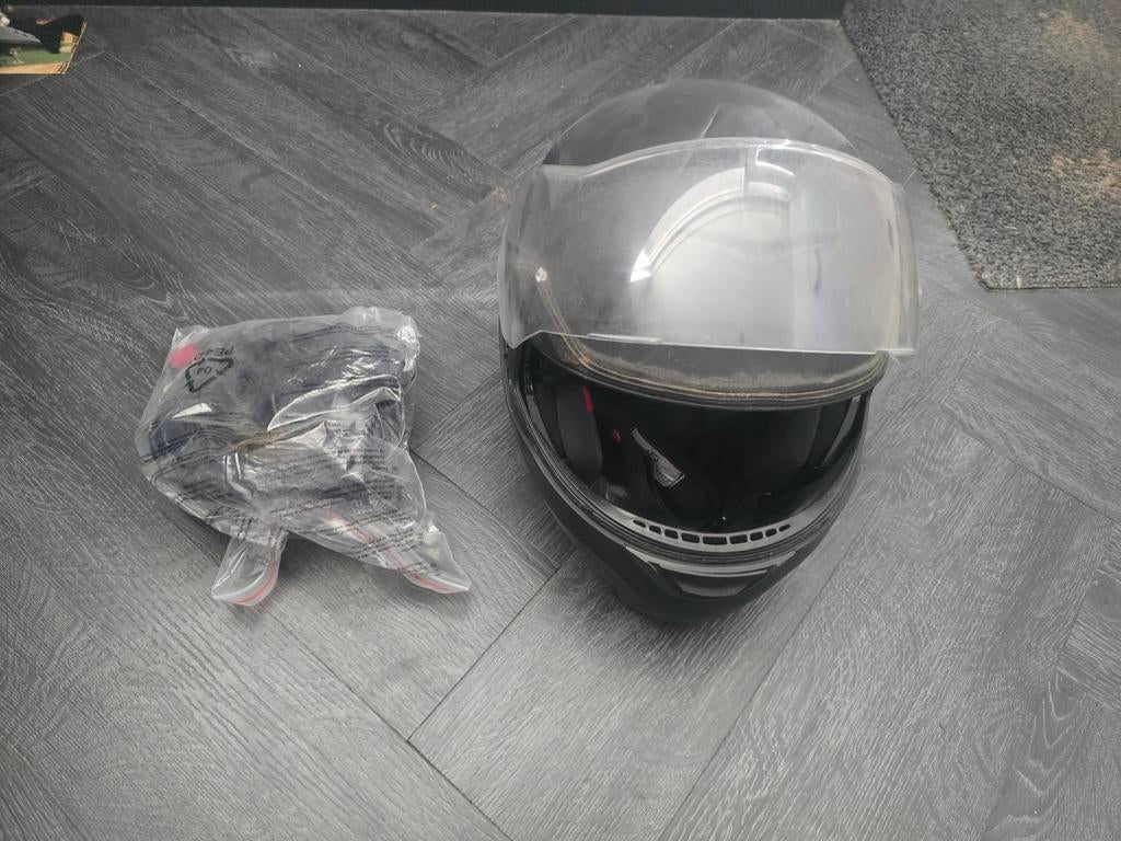 Zwarte Integraalhelm - Maat M, Overige merken, M, Heren, Ophalen of Verzenden