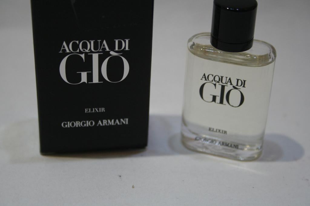 Giorgio Armani Acqua Di Gio Elixir 5 ml Nieuw OVP, Verzamelen, Parfumverzamelingen, Nieuw, Miniatuur, Gevuld, Verzenden