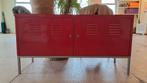 Rode metalen kast Ikea 62 x 18 x 140 cm, Ophalen, Gebruikt, Industrieel